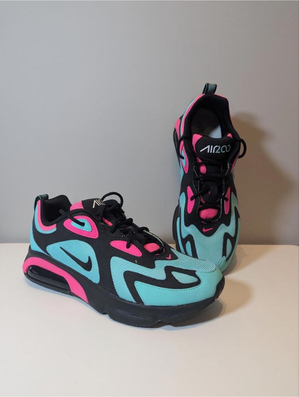 Nike Air Max 200 SP South Beach CU4900-300 Black Pink Turquoise Men's Size 9